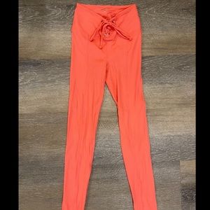 Year of Ours Ribbed Tie Up Leggings